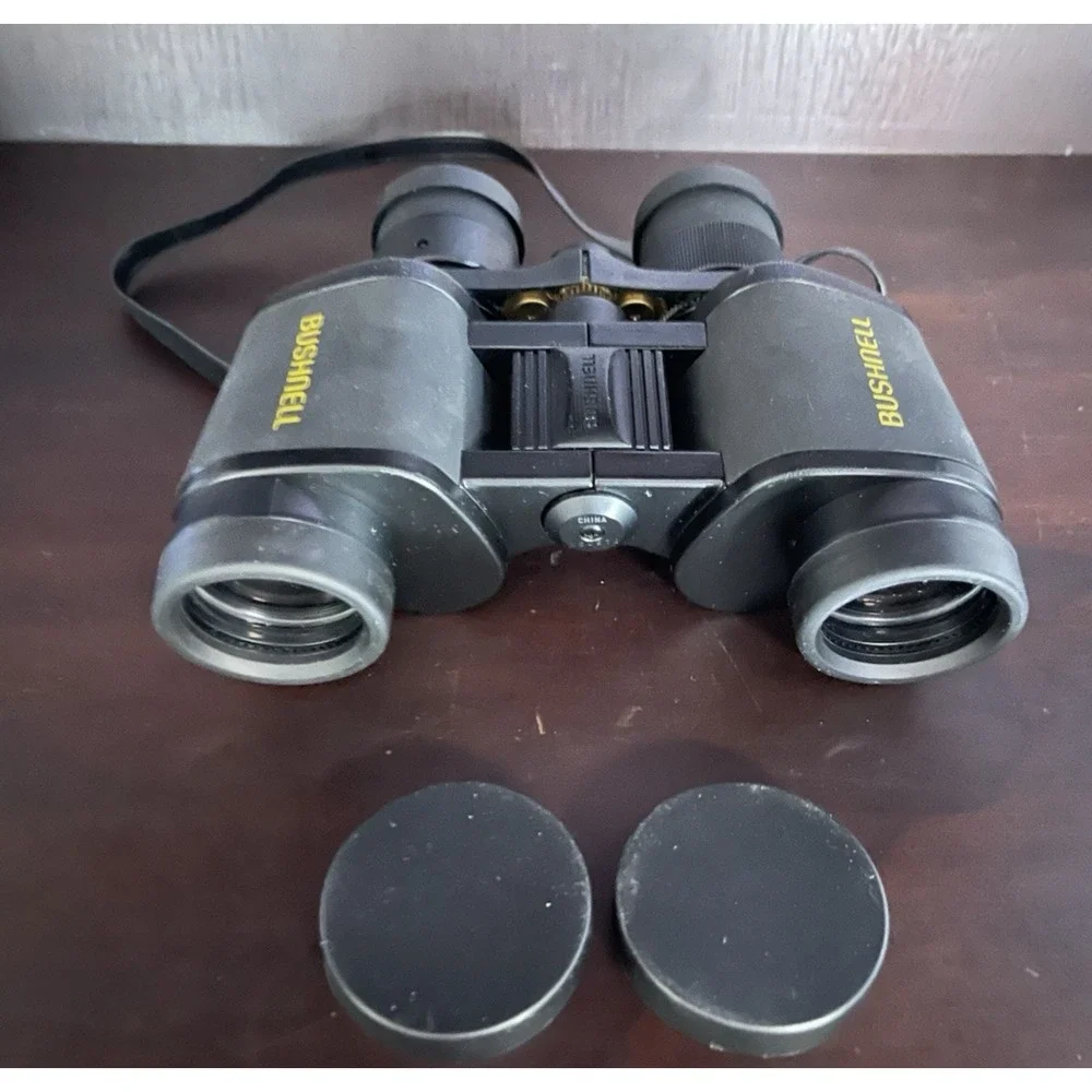 Bushnell Powerview 7–15x35 Zoom‎ Binoculars (Model 13-7016) w/Carry Strap & Case